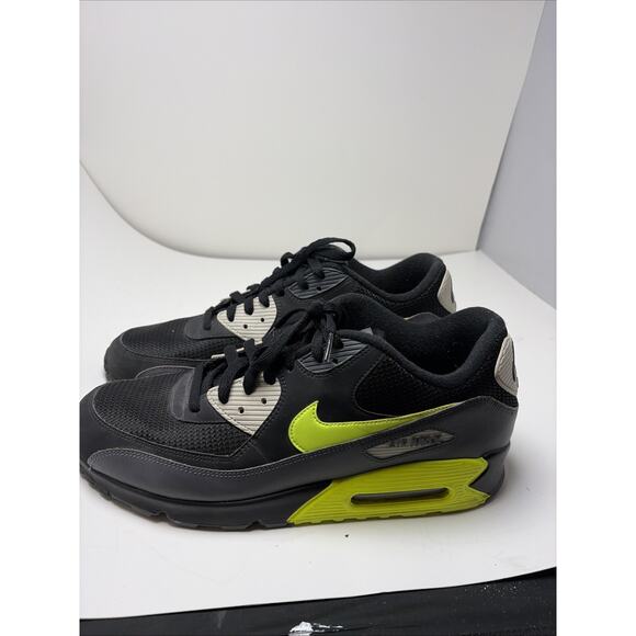 Nike Air Max 90 Essential Volt Black Gray Men\'s Sneaker AJ1285-015 2018 Size 13